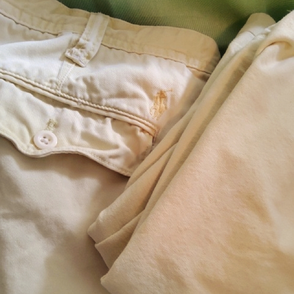 Soft Yellow Polo Shorts 2 Pairs